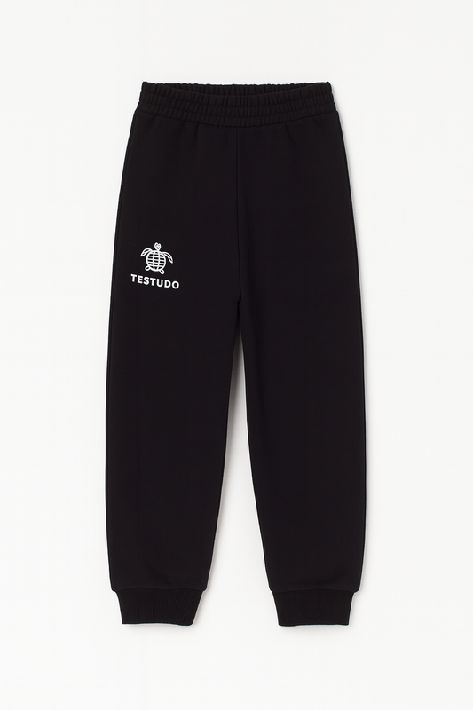 Soft Cotton Testudo Pants – Black Edition