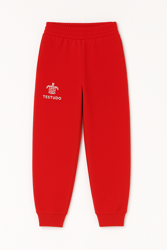 Soft Cotton Testudo Pants – Red Edition